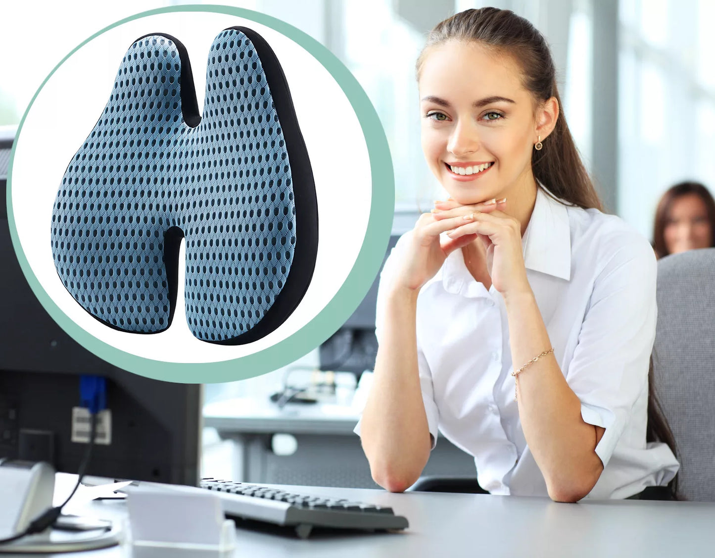 Ortopedinė juosmens pagalvė automobiliui, biurui, ant kėdės Medi Sleep
