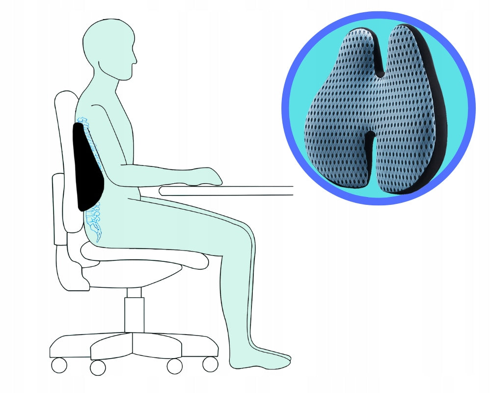 Ortopedinė juosmens pagalvė automobiliui, biurui, ant kėdės Medi Sleep