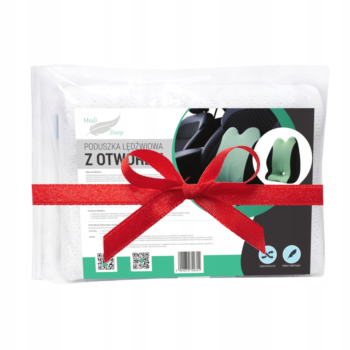 Ortopedinė juosmens atrama automobiliui, biurui, kėdei, foteliui, MEDI