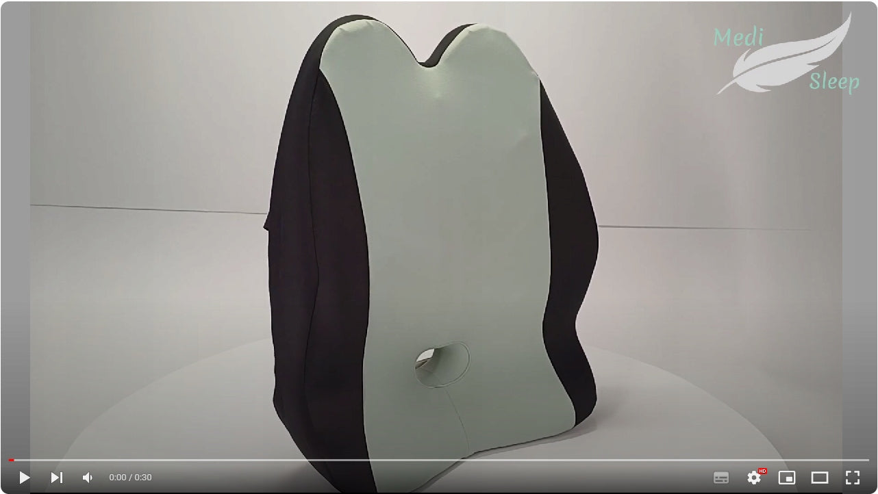 Ortopedinė juosmens atrama automobiliui, biurui, kėdei, foteliui, MEDI