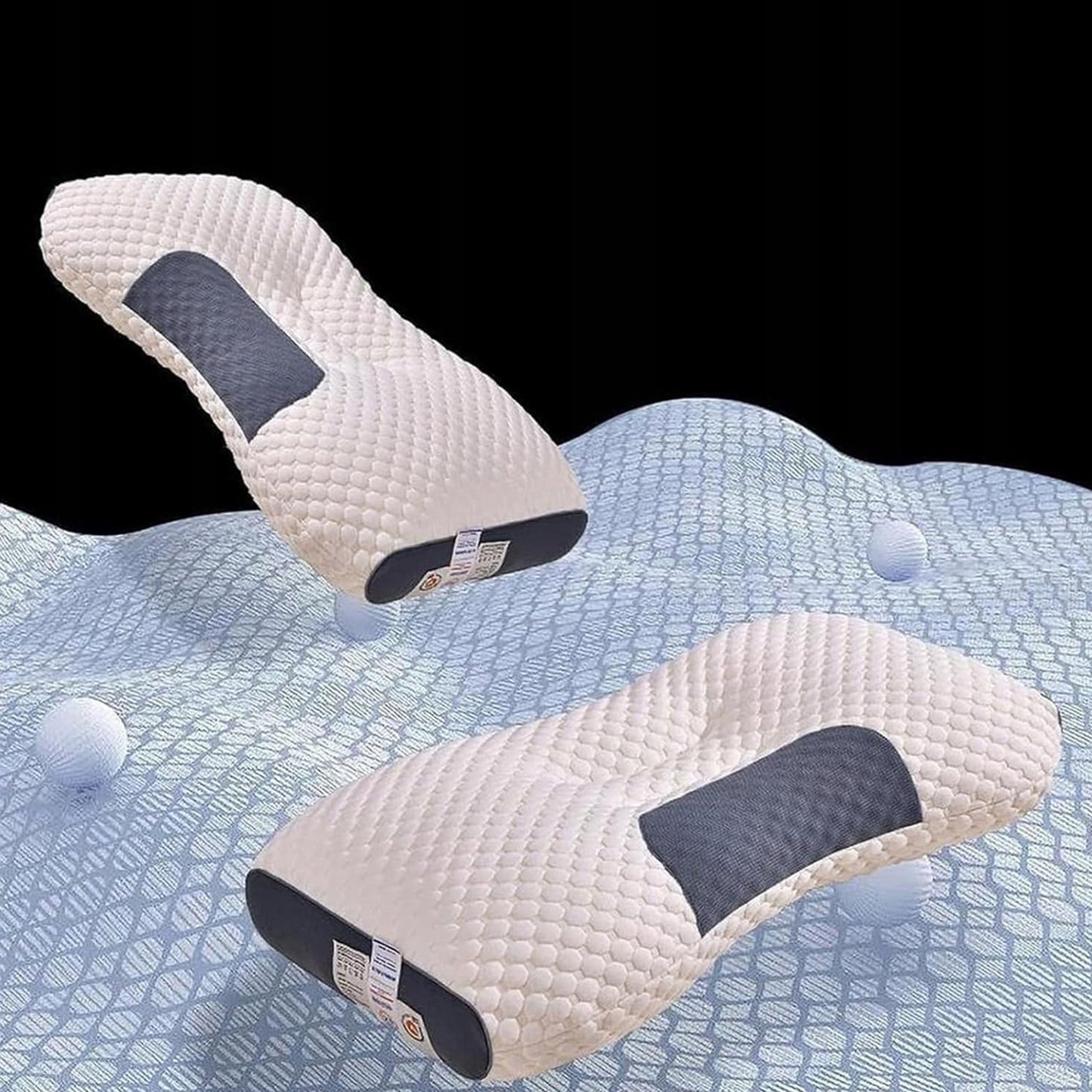 Ortopedinės pagalvės šoniniam miegui, ergonomiška pagalvėlė kaklui