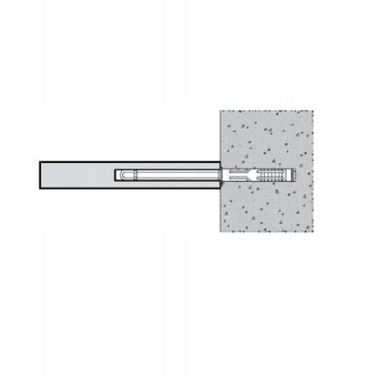 Pakabinama sieninė lentyna 50 cm, juoda, 3 vnt. komplektas