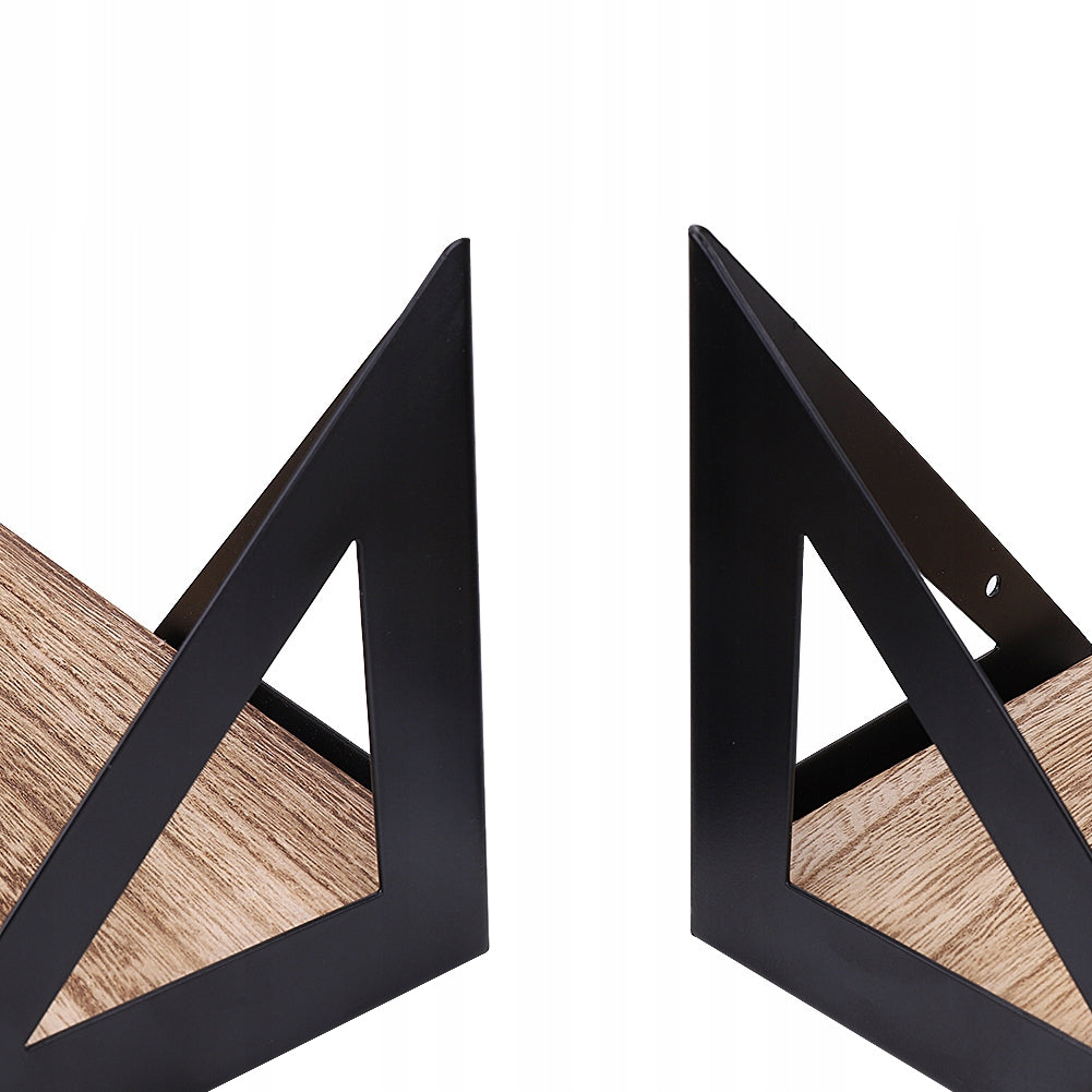 Pakabinama metalinė loft stiliaus lentyna ant sienos, 3 vnt.