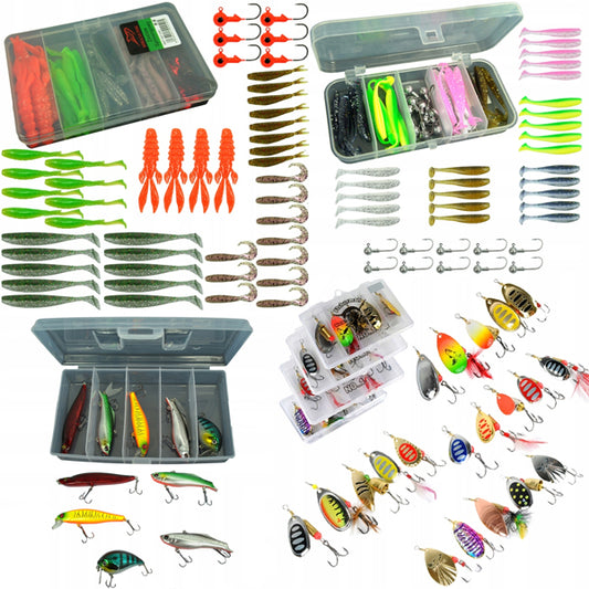 Galingas masalų rinkinys 103 elementai Suktukai, Vobleriai, Ripperiai, Gumos