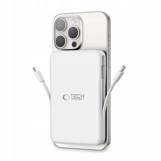 POWER BANK 10000MAH MAGSAFE + LAIDINAS LIGHTNING + TYPE-C skirtas IPHONE / AIRPODS
