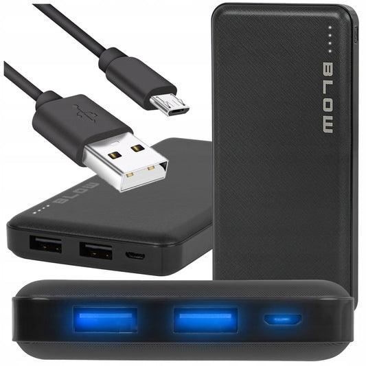 POWERBANK 10000 mAh POWER BANK USB Galingas Greitas Saugus Kelioninis Talpus