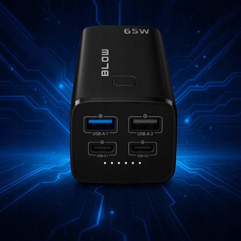 POWERBANK 20000 mAh 65W QC3.0 PD USB-C POWER BANK NEŠIOJAMAM KOMPIUTERIUI STIPRUS KELIONĖMS