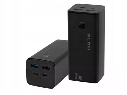 POWERBANK 20000 mAh 65W QC3.0 PD USB-C POWER BANK NEŠIOJAMAM KOMPIUTERIUI STIPRUS KELIONĖMS