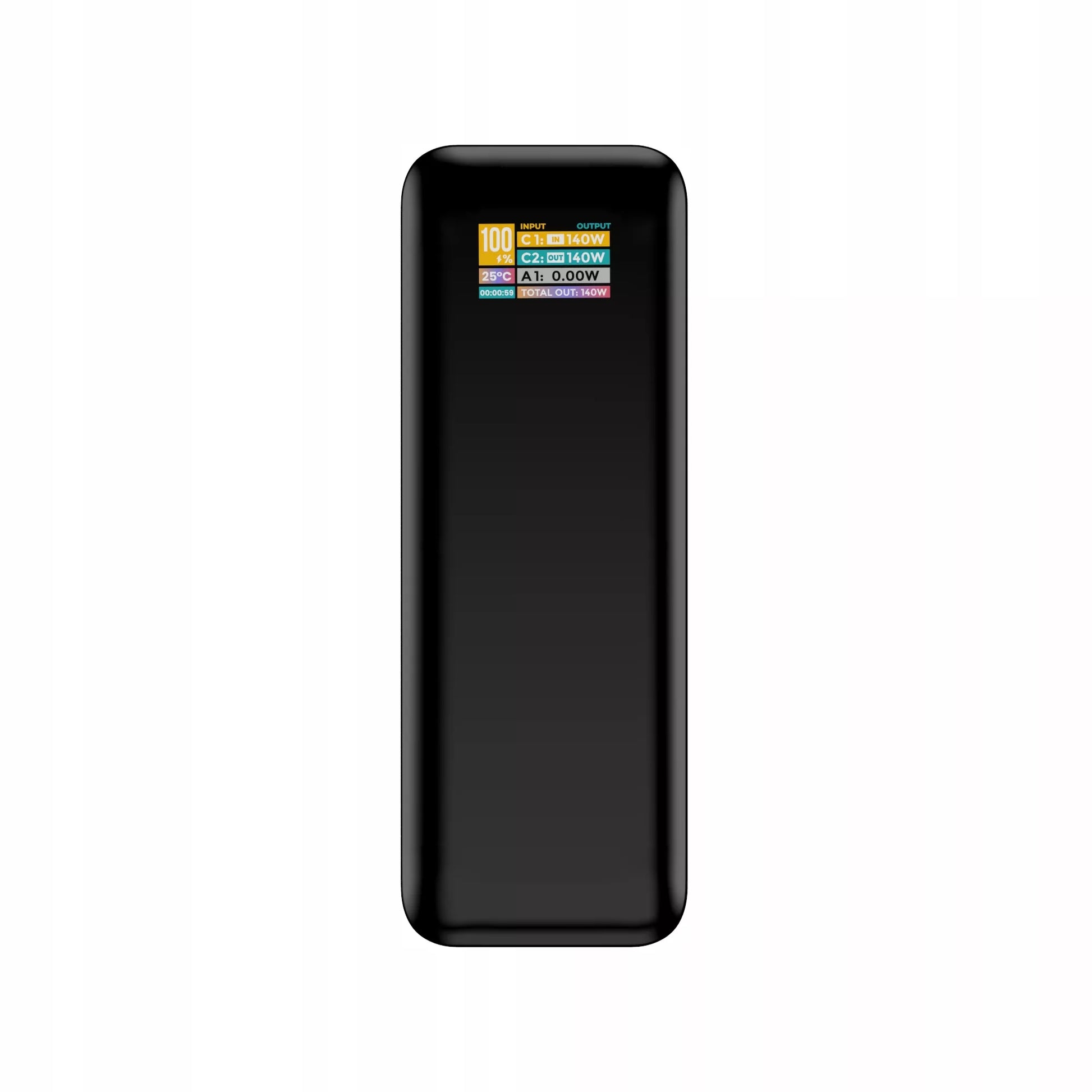 POWERBANK 27000 mAh 140W QC PD USB-C LCD POWER BANK SKIRKITE Janis LAPTOPUI