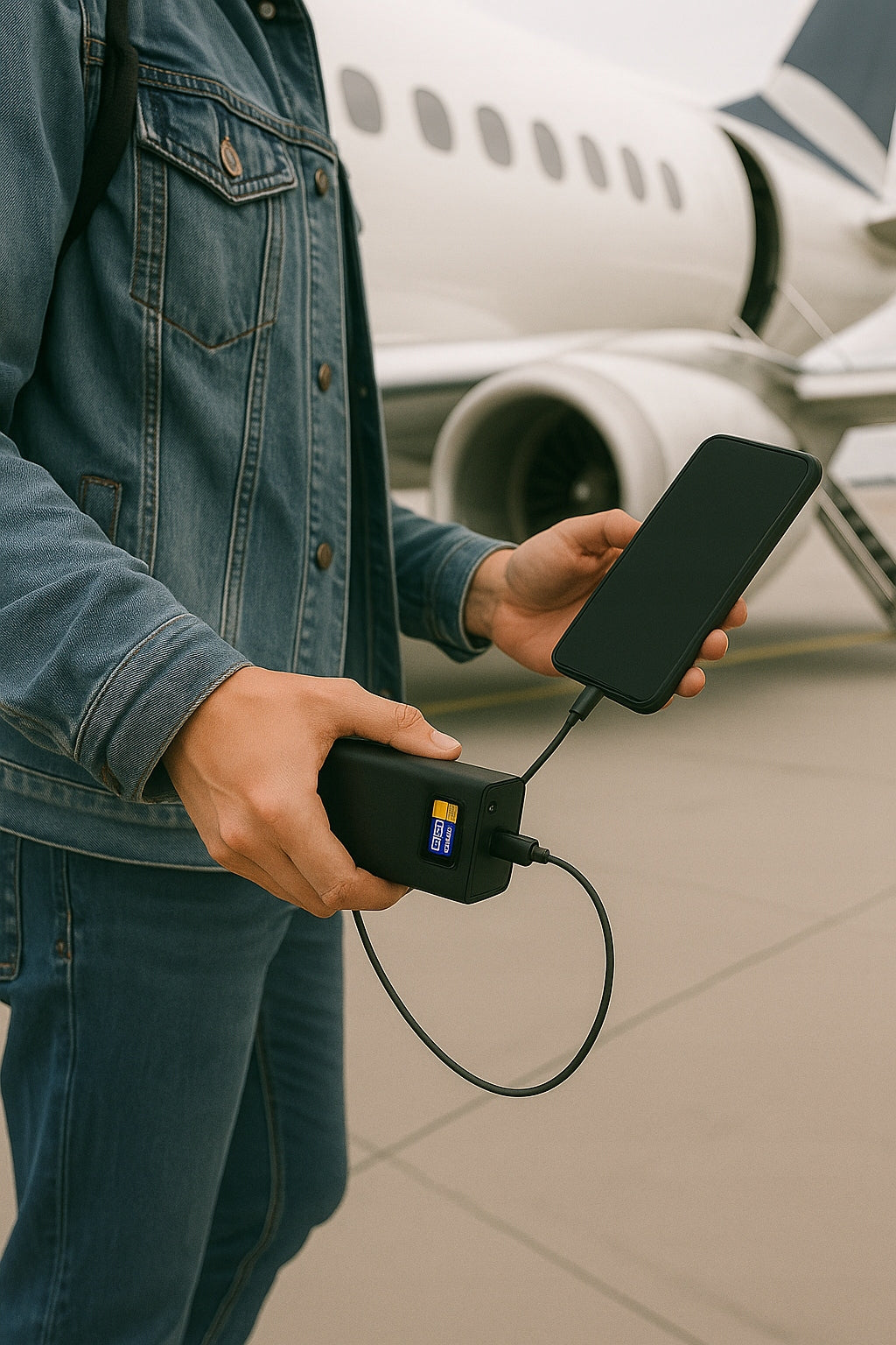 POWERBANK 27000 mAh 140W QC PD USB-C LCD POWER BANK SKIRKITE Janis LAPTOPUI