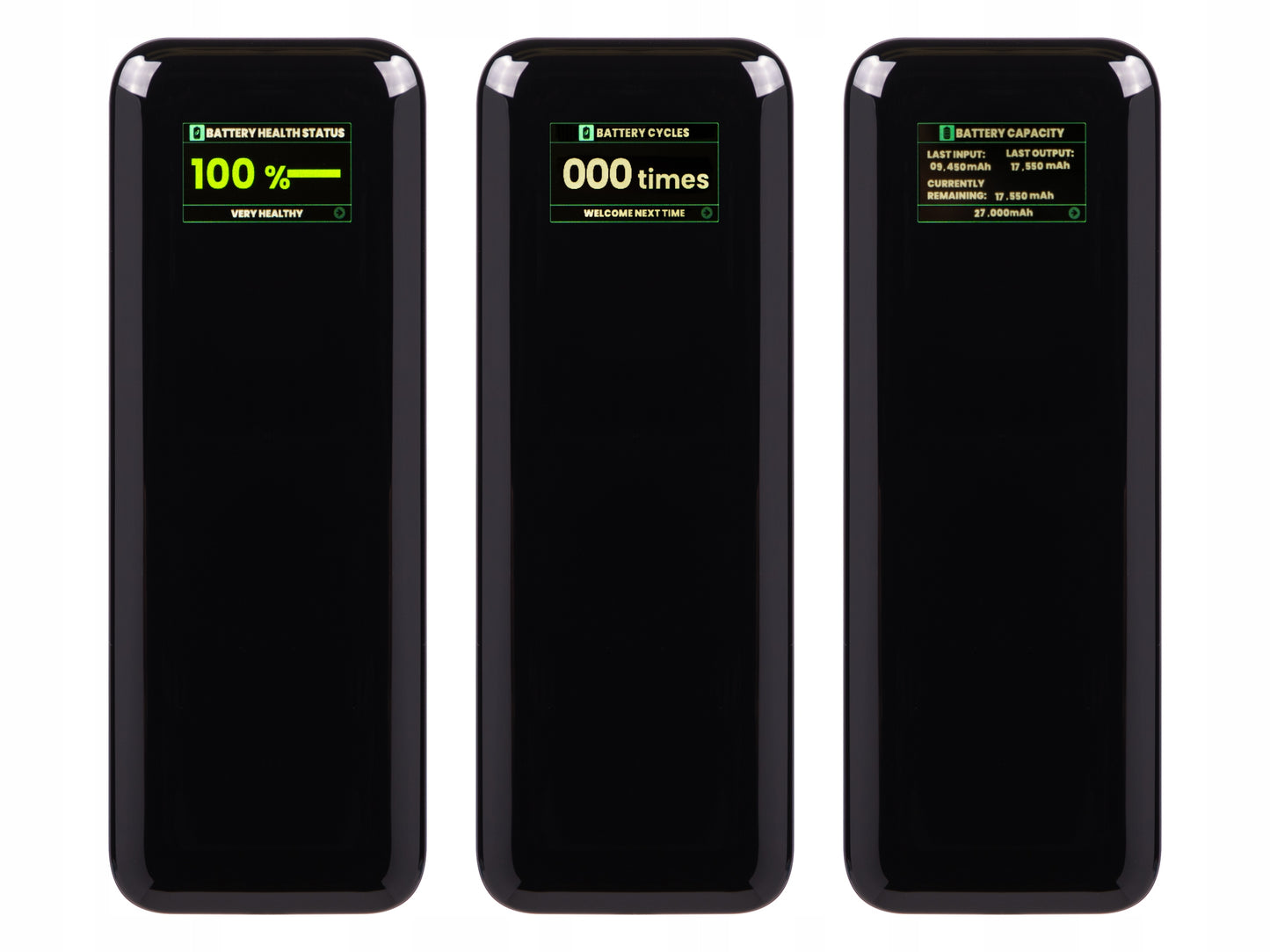 POWERBANK 27000 mAh 140W QC PD USB-C LCD POWER BANK SKIRKITE Janis LAPTOPUI