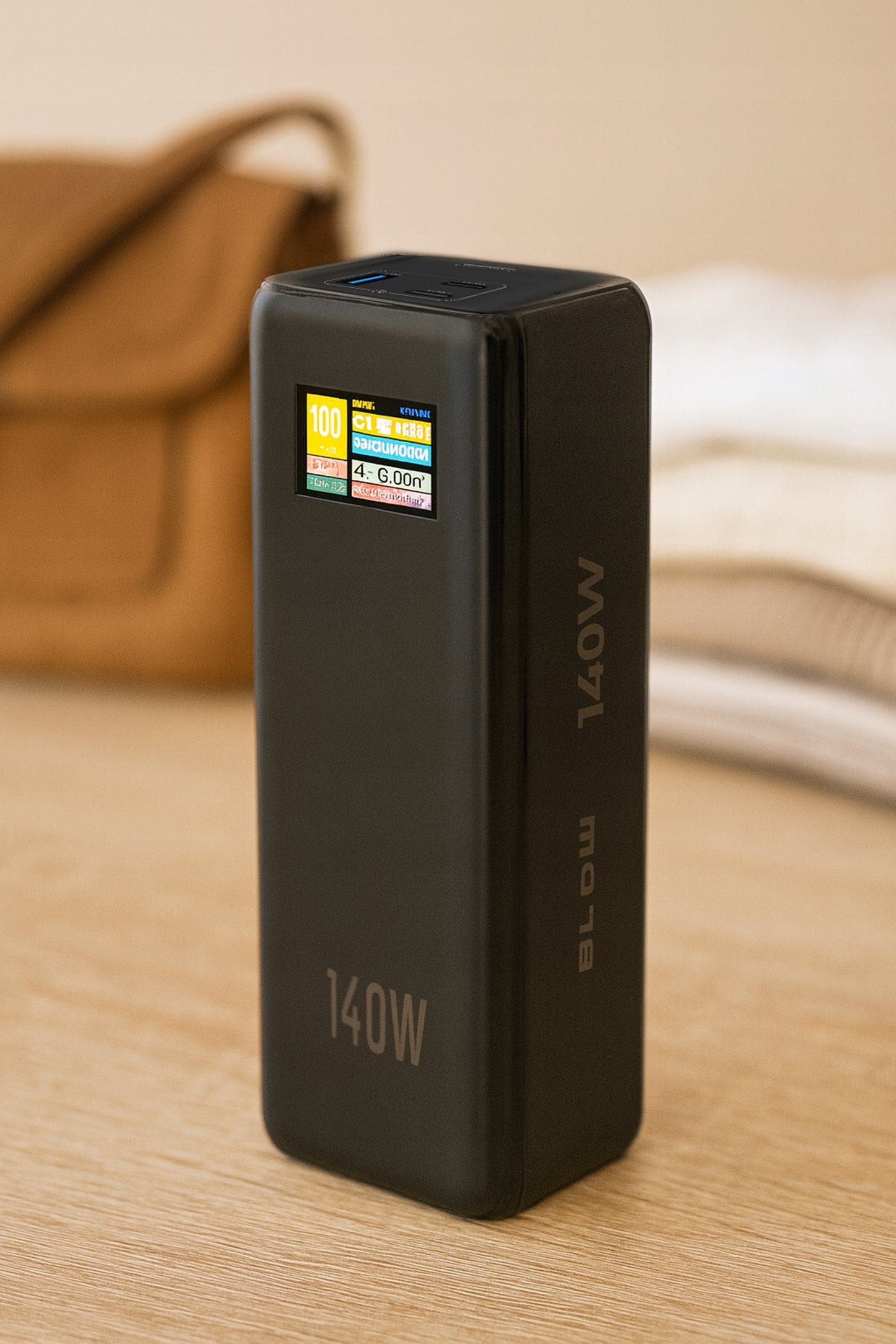 POWERBANK 27000 mAh 140W QC PD USB-C LCD POWER BANK SKIRKITE Janis LAPTOPUI