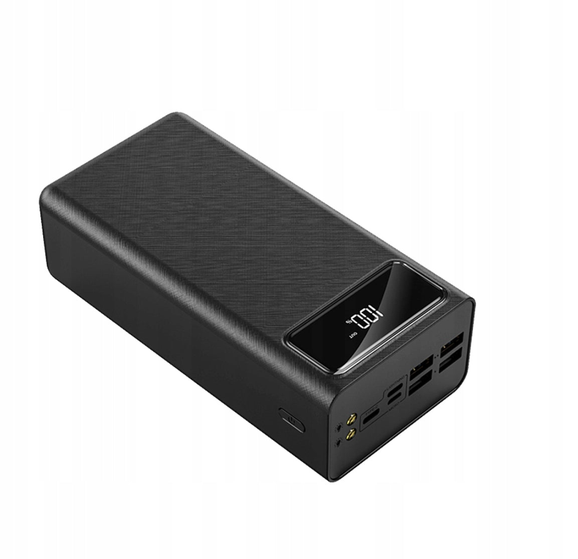 POWERBANK 50000MAH POWER BANK 4XUSB USB-C GALINGAS TURBO ĮKROVIMAS SU ŽIBINTUVĖLIU