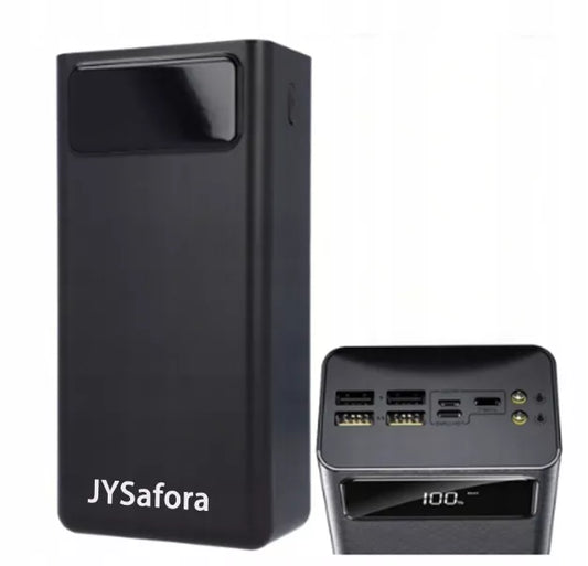 POWERBANK 50000MAH POWER BANK 4XUSB USB-C GALINGAS TURBO ĮKROVIMAS SU ŽIBINTUVĖLIU