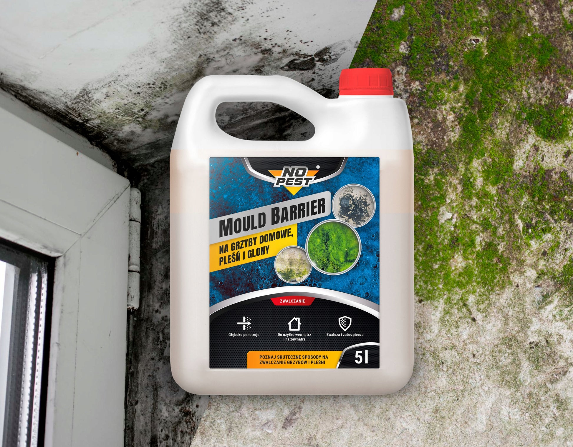 PURŠKIKLIS PERUŠALAS NUO NAMŲ GRYBŲ, PELĖSIŲ IR DUMBLŲ NO PEST 5L