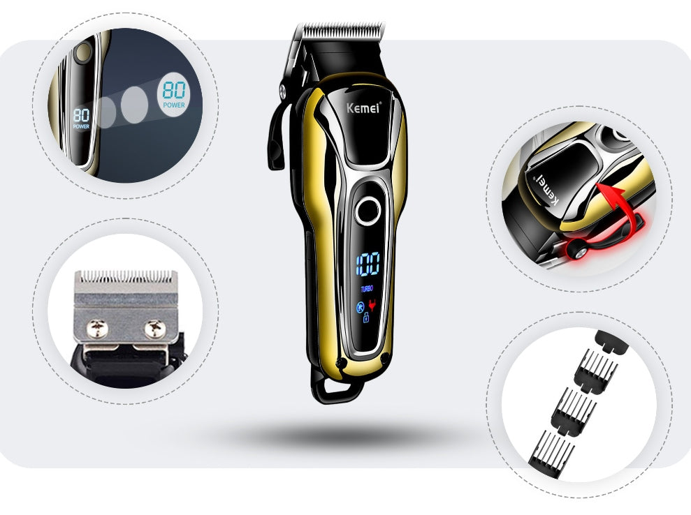 PROFESIONALUS BEVIELIS PLAUKŲ IR BARZDOS SKUTUVAS SKUSTUVAS