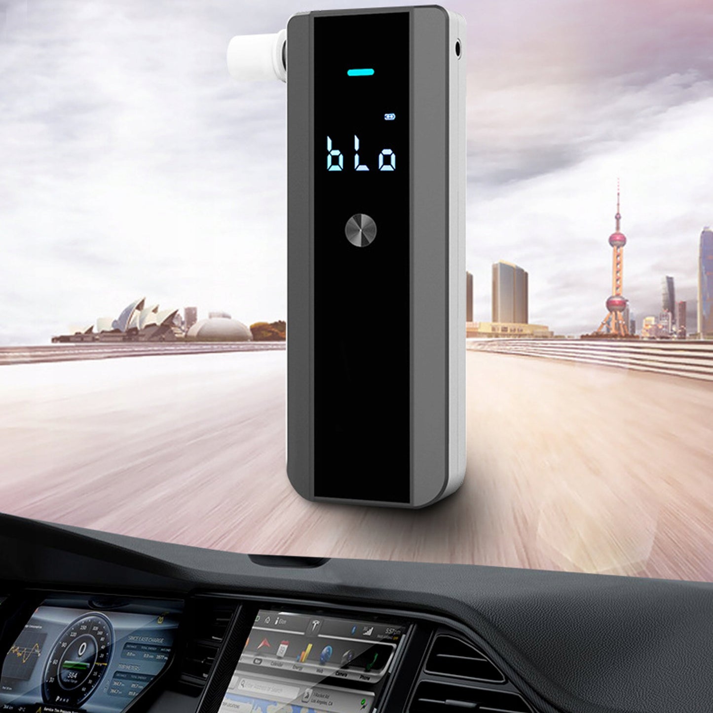 PROFESIONALUS ELEKTRONINIS ALKOMATAS TIKSLUS KALIBRAVIMAS + 5X PUČIAMIEJI PRIPARTUVAI