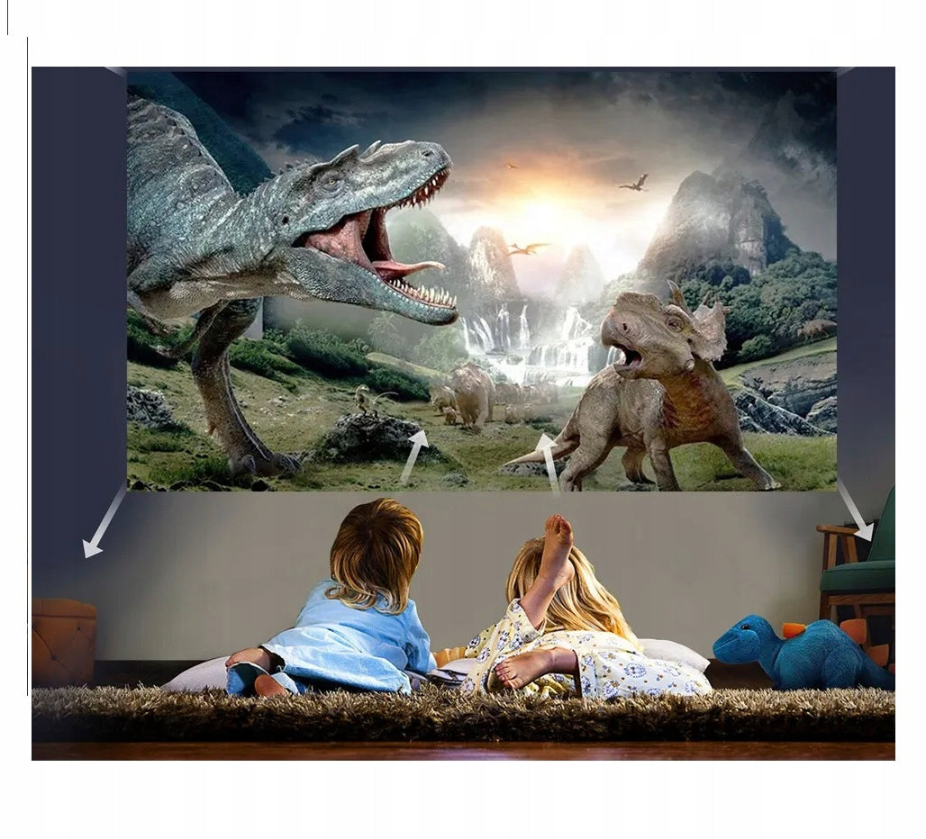 PROJEKTORIUS ANDROID TV WIFI FHD 4K PORTABLE 12000 lm VIZIO X1 Naujiena