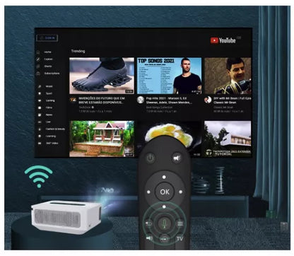 PROJEKTORIUS ANDROID TV WIFI FHD 4K PORTABLE 12000 lm VIZIO X1 Naujiena