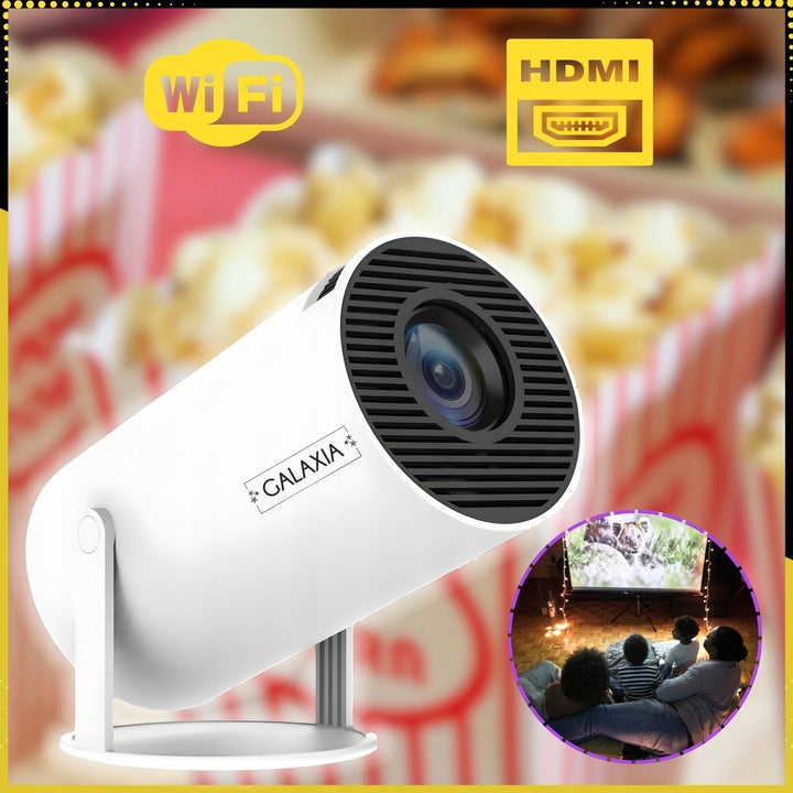 PROJEKTORIUS PROJEKTORIUS MINI NEŠIOJAMAS ANDROID LED WIFI FULL HD SMART TV HY300