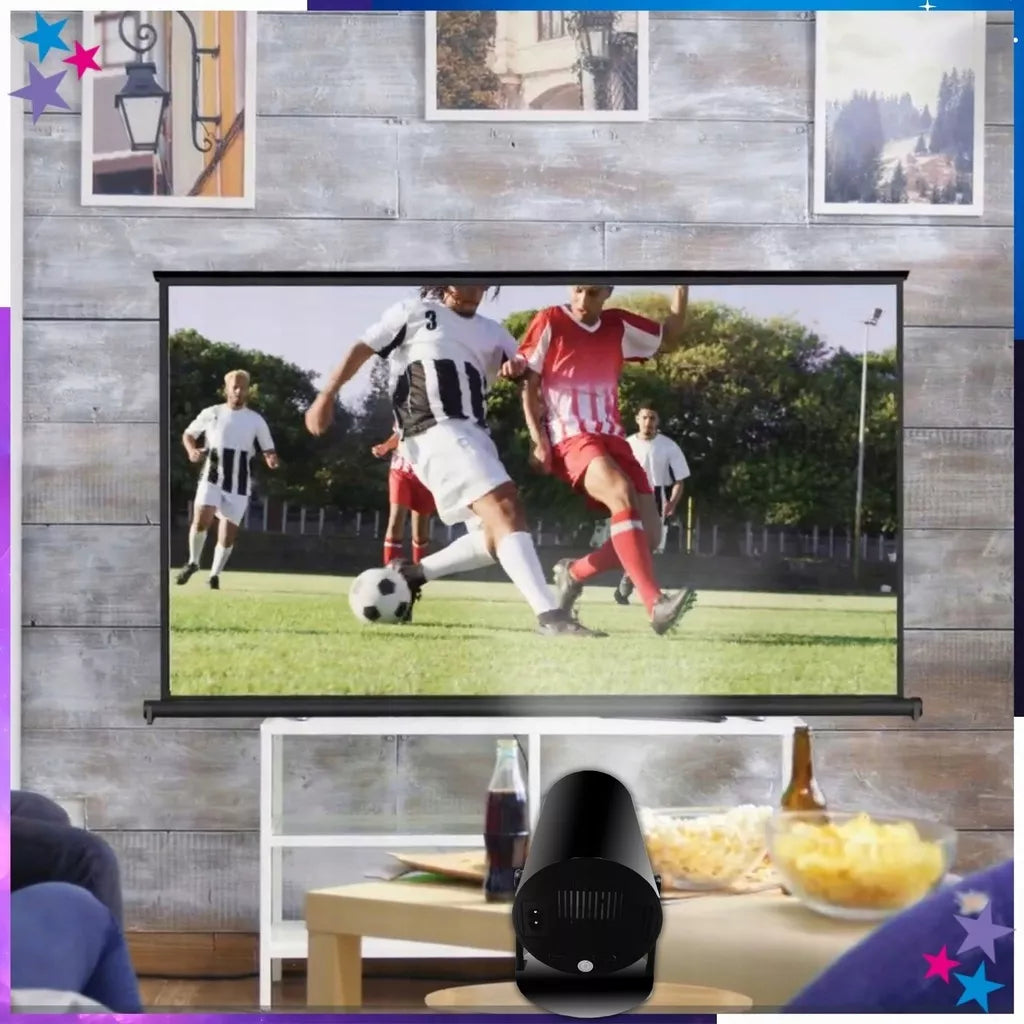 PROJEKTORIUS PROJEKTORIUS MINI NEŠIOJAMAS ANDROID LED WIFI FULL HD SMART TV HY300