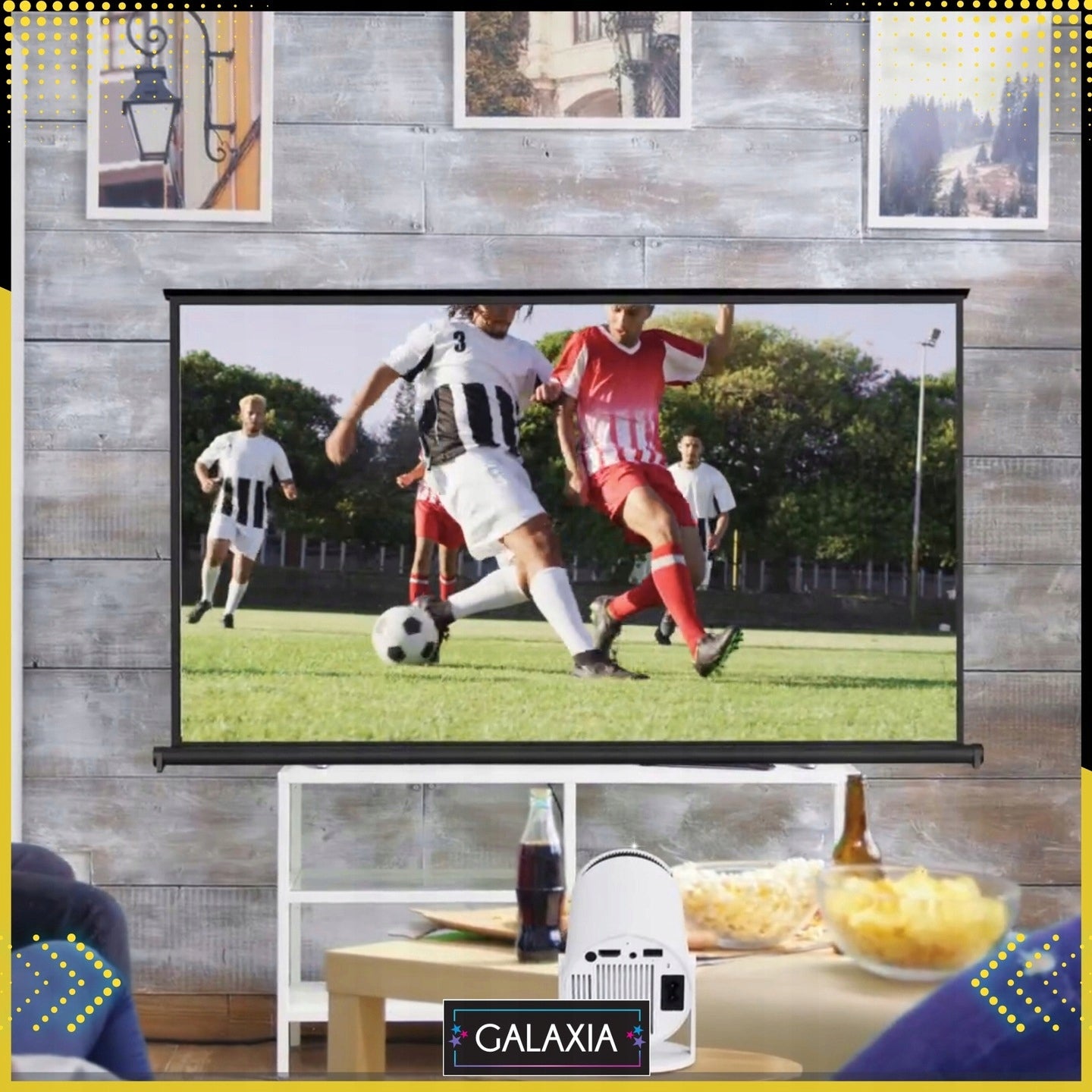 PROJEKTORIUS PROJEKTORIUS MINI NEŠIOJAMAS ANDROID LED WIFI FULL HD SMART TV HY300