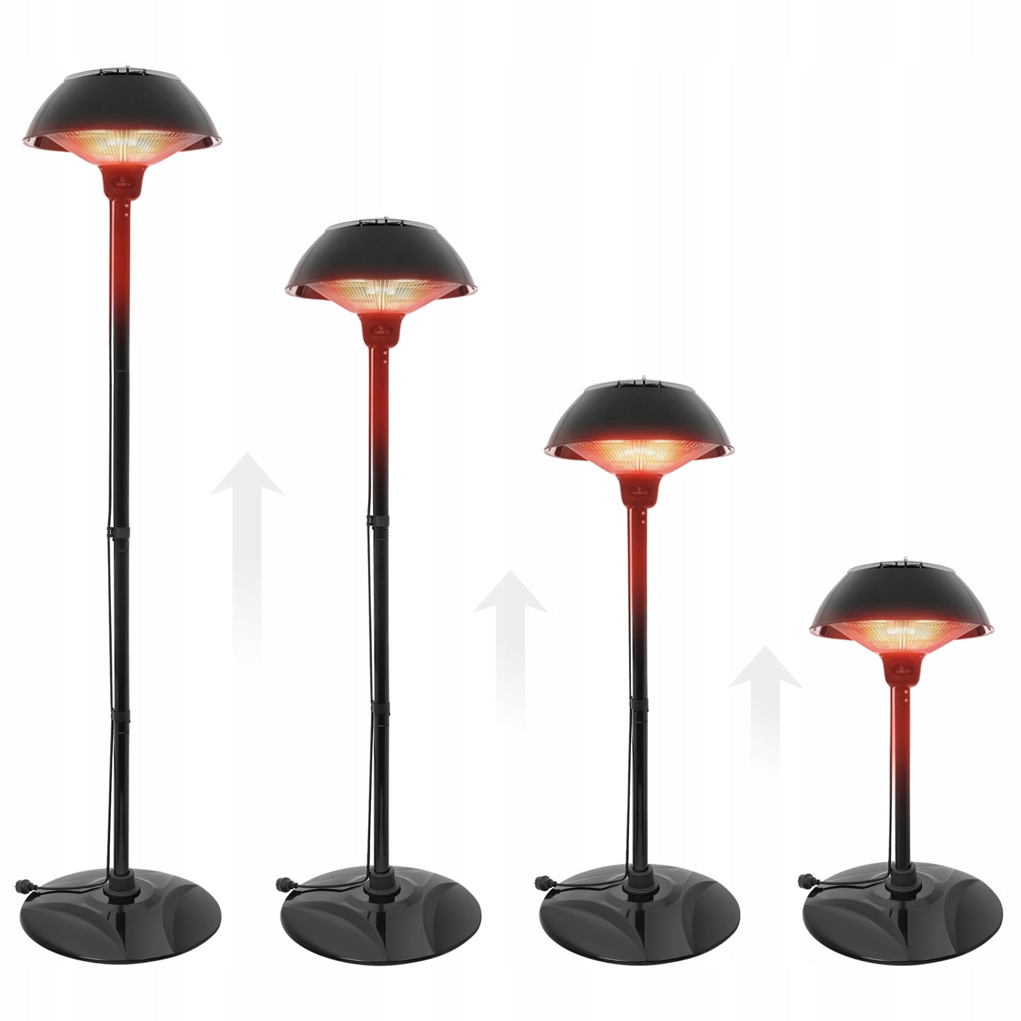 IR TERASINIS ŠILDYTUVAS 1500W šildymo lempa ŠILDYTUvas STOVINTIS