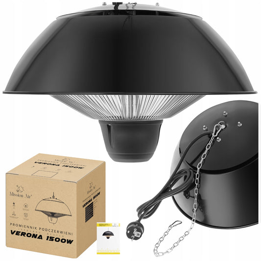 IR RADIATOR šildymo lempa elektrinis TERASO ŠILDYTUVAS 1500W