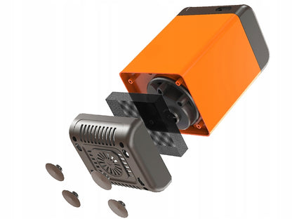 Nešiojamas kempingo dušas su elektrine 4800 mAh pompike