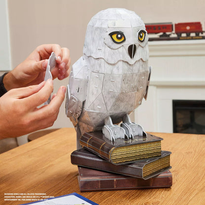 3D dėlionė HARRY POTTER Hedviga pelėda – surenkamas 4D figūrėlės modelis