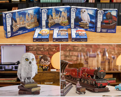 3D dėlionė HARRY POTTER Hedviga pelėda – surenkamas 4D figūrėlės modelis