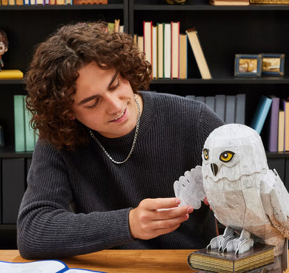 3D dėlionė HARRY POTTER Hedviga pelėda – surenkamas 4D figūrėlės modelis