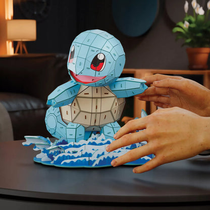 4D BUILD POKEMON SQUIRTLE 3D dėlėlionė, 180 detalių, 23,5 cm