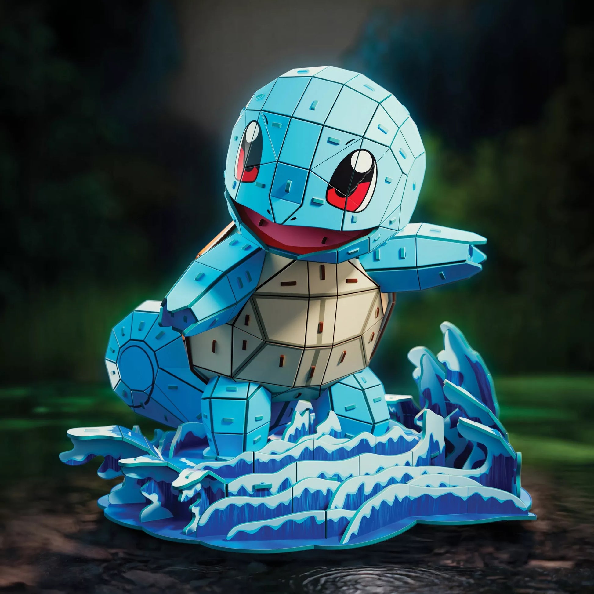 4D BUILD POKEMON SQUIRTLE 3D dėlėlionė, 180 detalių, 23,5 cm