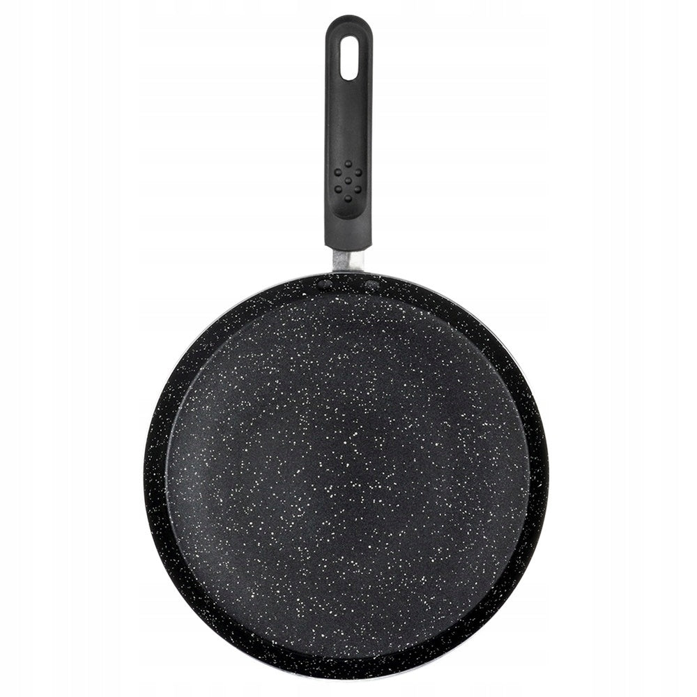 Granitinė keptuvė blynams, omletams, plokščiukams, žema, plokščia, 26 cm