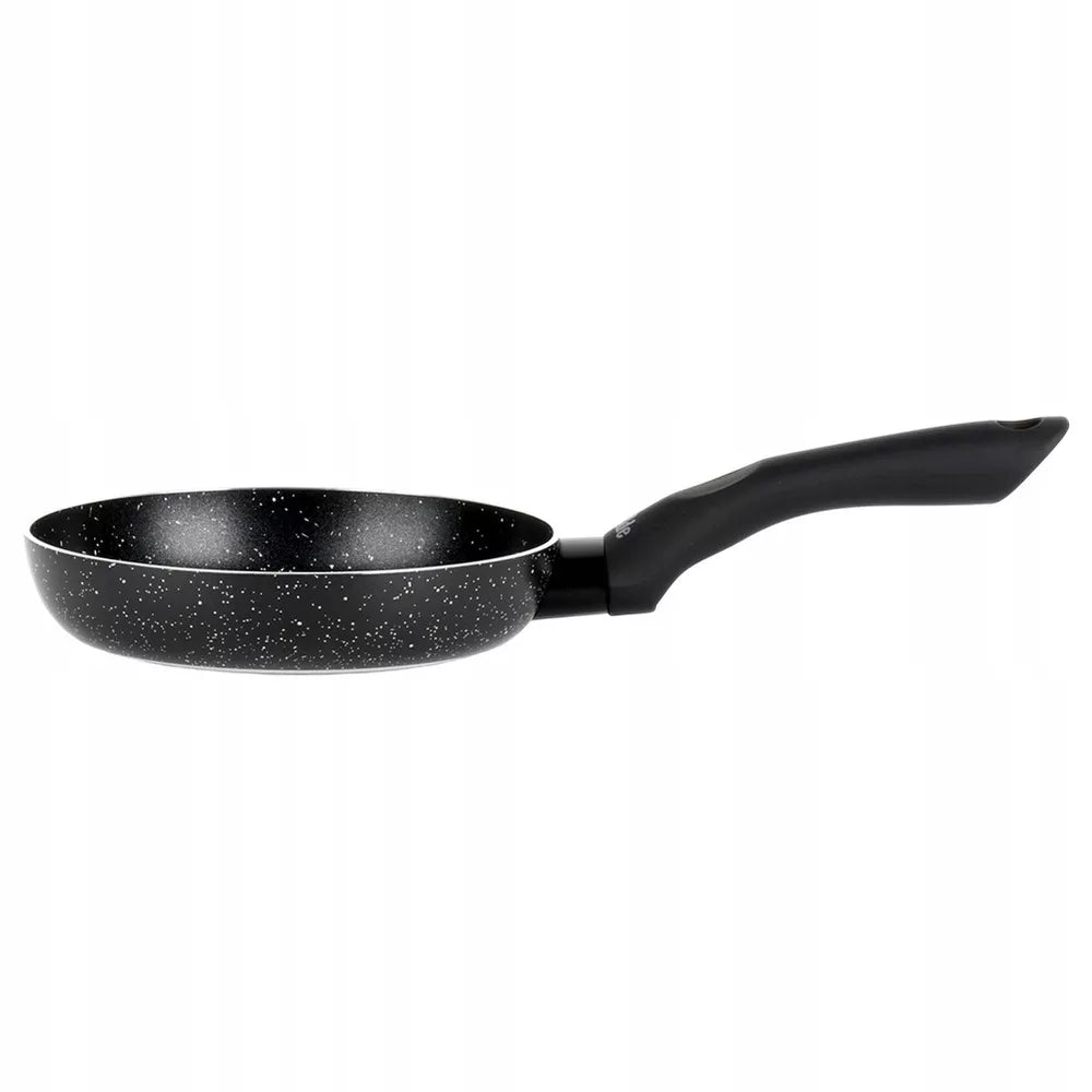 BLACK LINE 16 cm granitinė keptuvė kepimui ir troškinimui, skirta dujinėms ir indukcinėms viryklėms