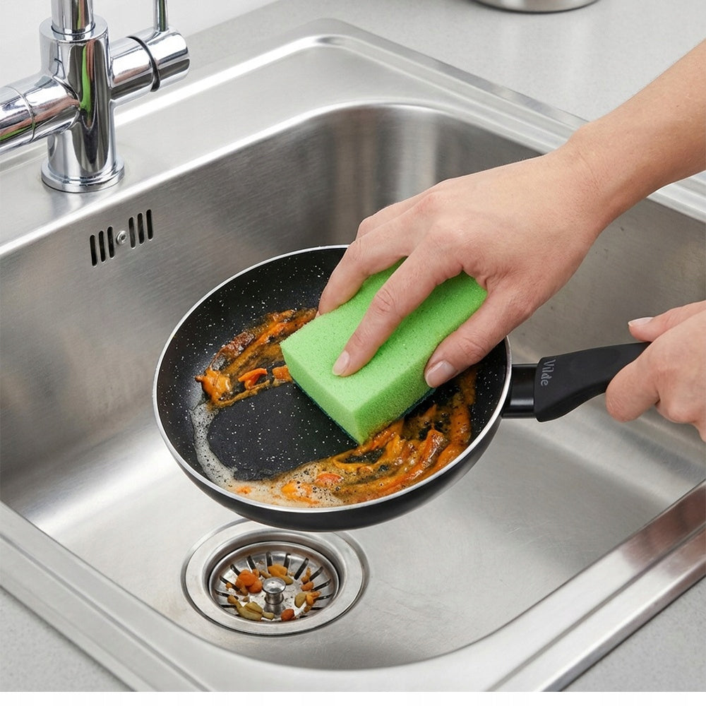 Granitinė keptuvė BLACK LINE 20 cm kepimui ir troškinimui ant dujinės bei indukcinės viryklės