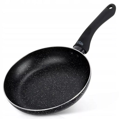 Granitinė keptuvė BLACK LINE 20 cm kepimui ir troškinimui ant dujinės bei indukcinės viryklės