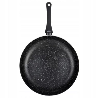 Granitinė keptuvė troškinimui ir kepimui BLACK LINE 32 cm, skirta dujinėms ir indukcinėms viryklėms
