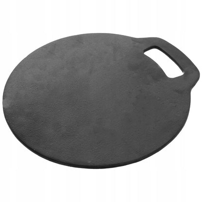 Ketaus keptuvė-plokštė tortilijoms, blynams, picos akmuo, kepsninėms