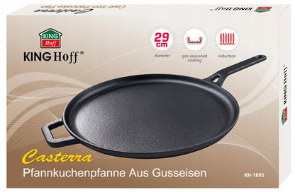 Ketaus blynų keptuvė 29 cm KINGHOFF KH-1895