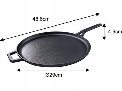 Ketaus blynų keptuvė 29 cm KINGHOFF KH-1895