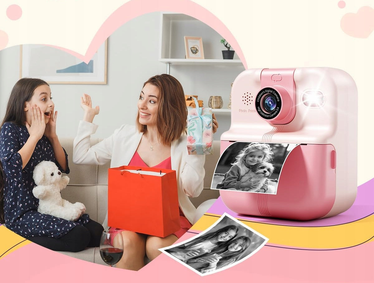 Phomemo MINI Terminis spausdintuvas FOTUŚ momentinis fotoaparatas vaikams Žaidimai