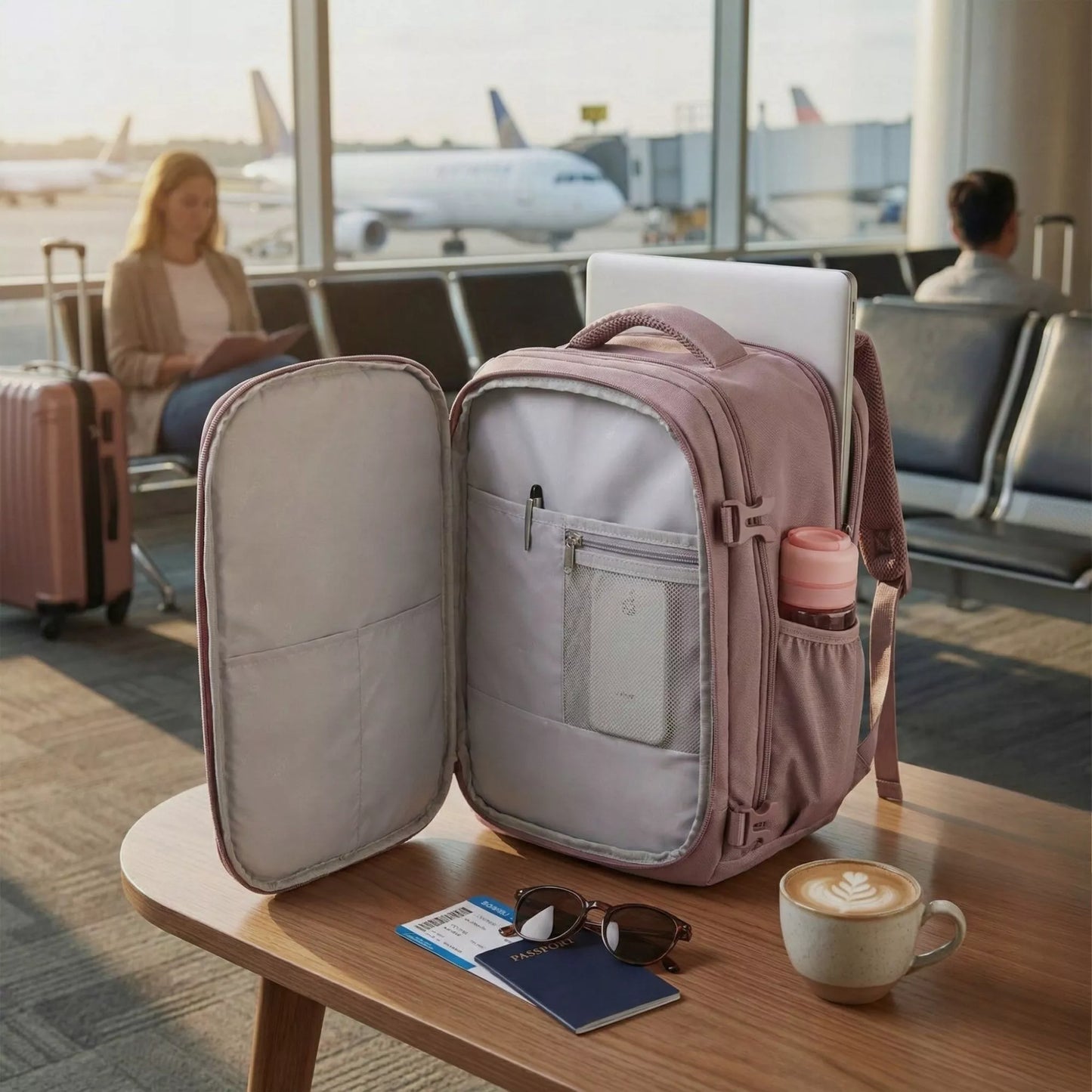 RYANAIR 40x20x25 lėktuvo kuprinė, rankinis bagažas, kelioninė, ZAGATTO