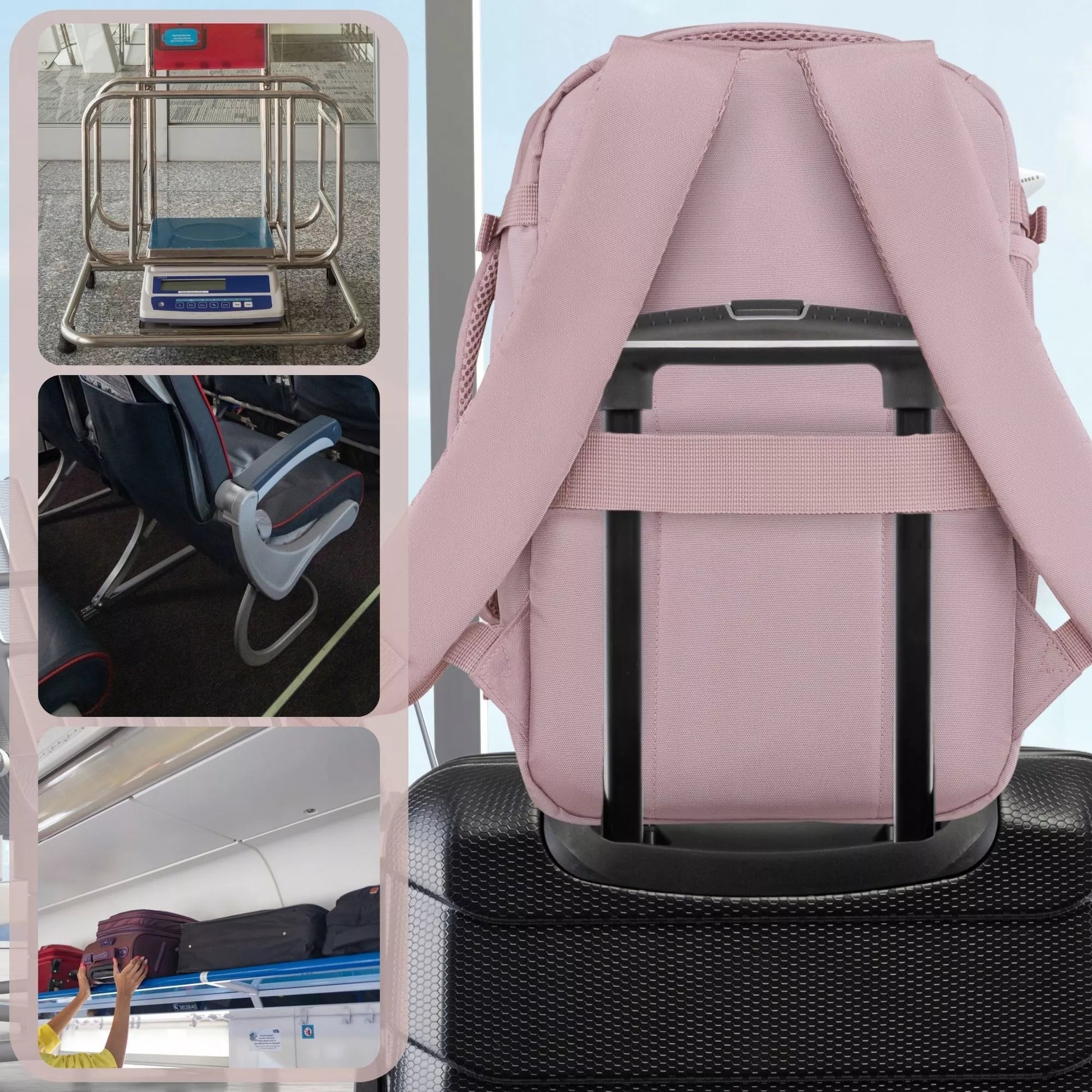 RYANAIR 40x20x25 lėktuvo kuprinė, rankinis bagažas, kelioninė, ZAGATTO