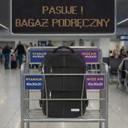 RYANAIR 40x20x25 lėktuvo kuprinė, rankinis bagažas, kelioninė, ZAGATTO