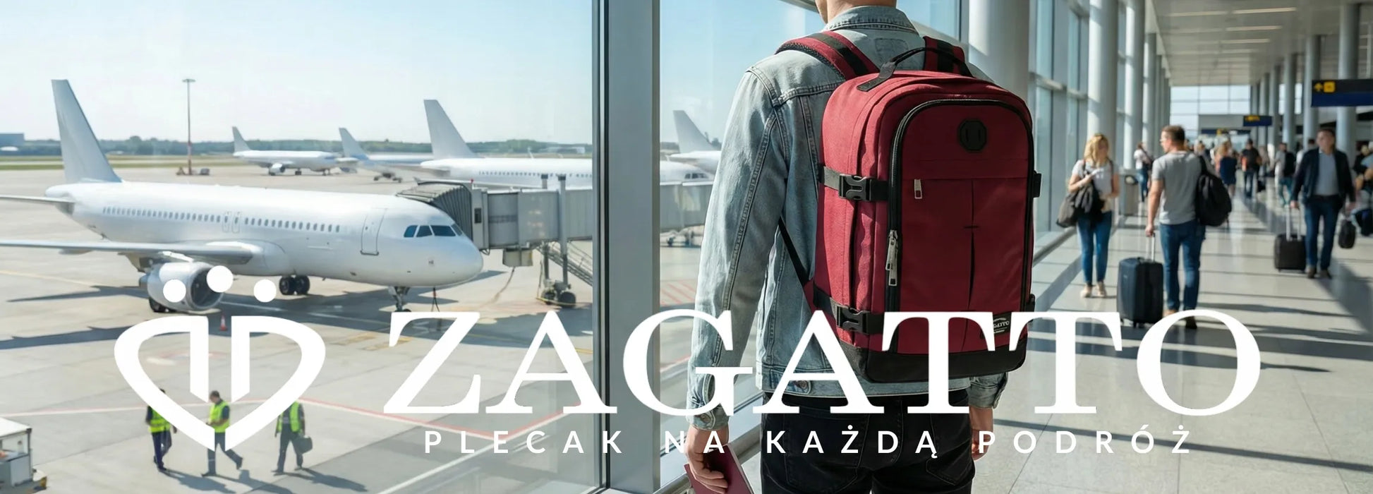Kuprinė lėktuvui RYANAIR 40x30x20 kabininis kelioninis bagažas ZAGATTO