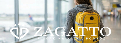 Kelioninė kuprinė į lėktuvą RYANAIR 40x30x20 kabininis bagažas ZAGATTO