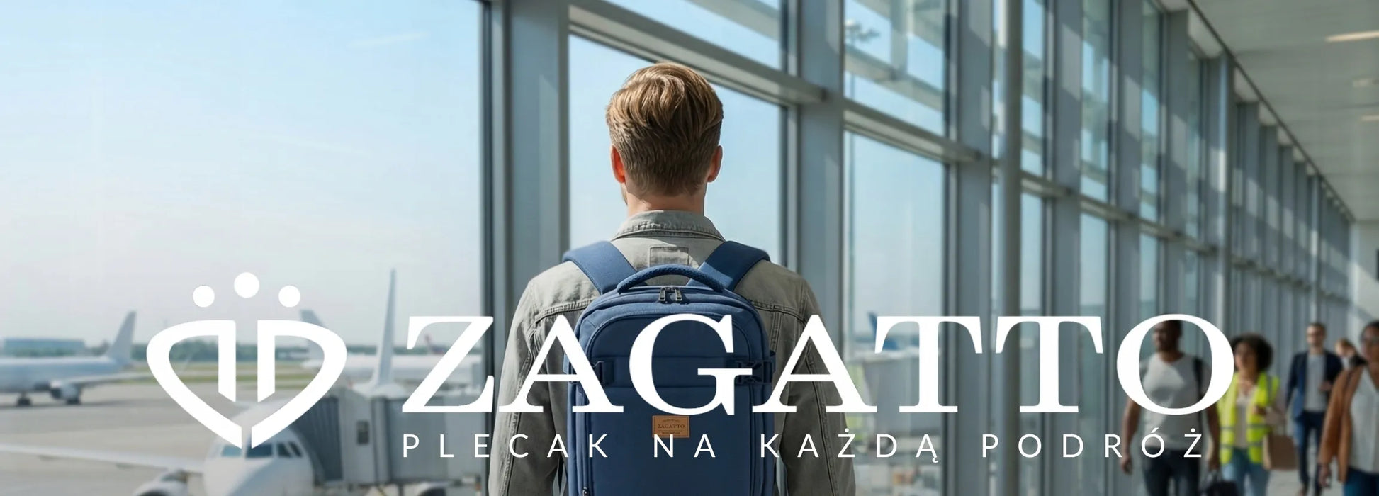 Kuprinė į lėktuvą RYANAIR 40x30x20 kabininis turistinis bagažas ZAGATTO