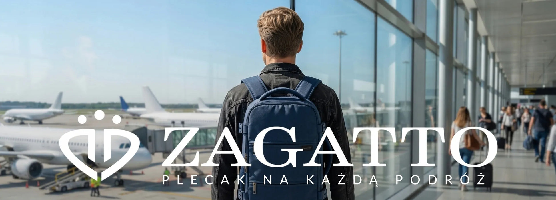 Kuprinė lėktuvui RYANAIR 40x30x20 kabininis turistinis bagažas ZAGATTO